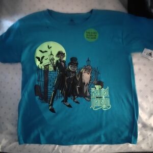 Haunted Mansion Glow-in-the-Dark Kids Costume T-Shirt - Blue